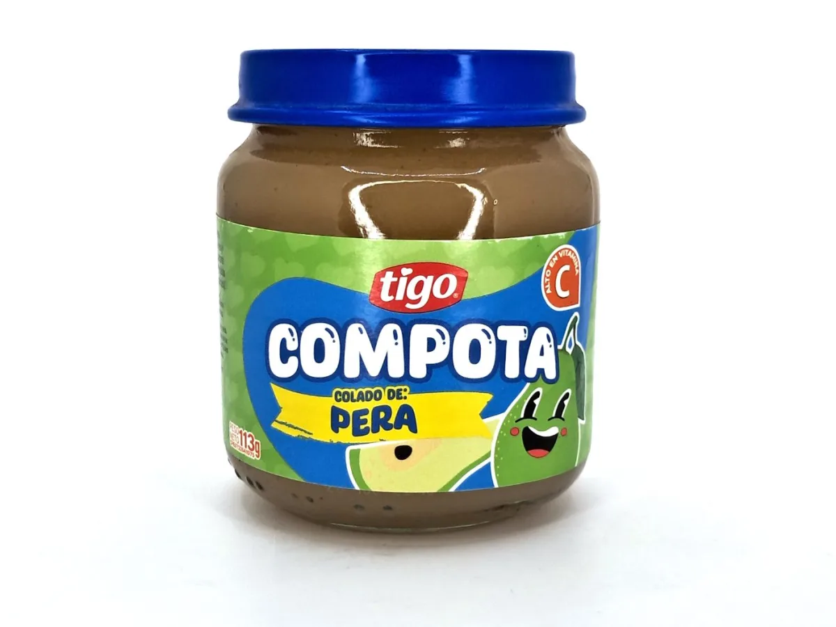 Compota Colado de Pera Tigo 113g