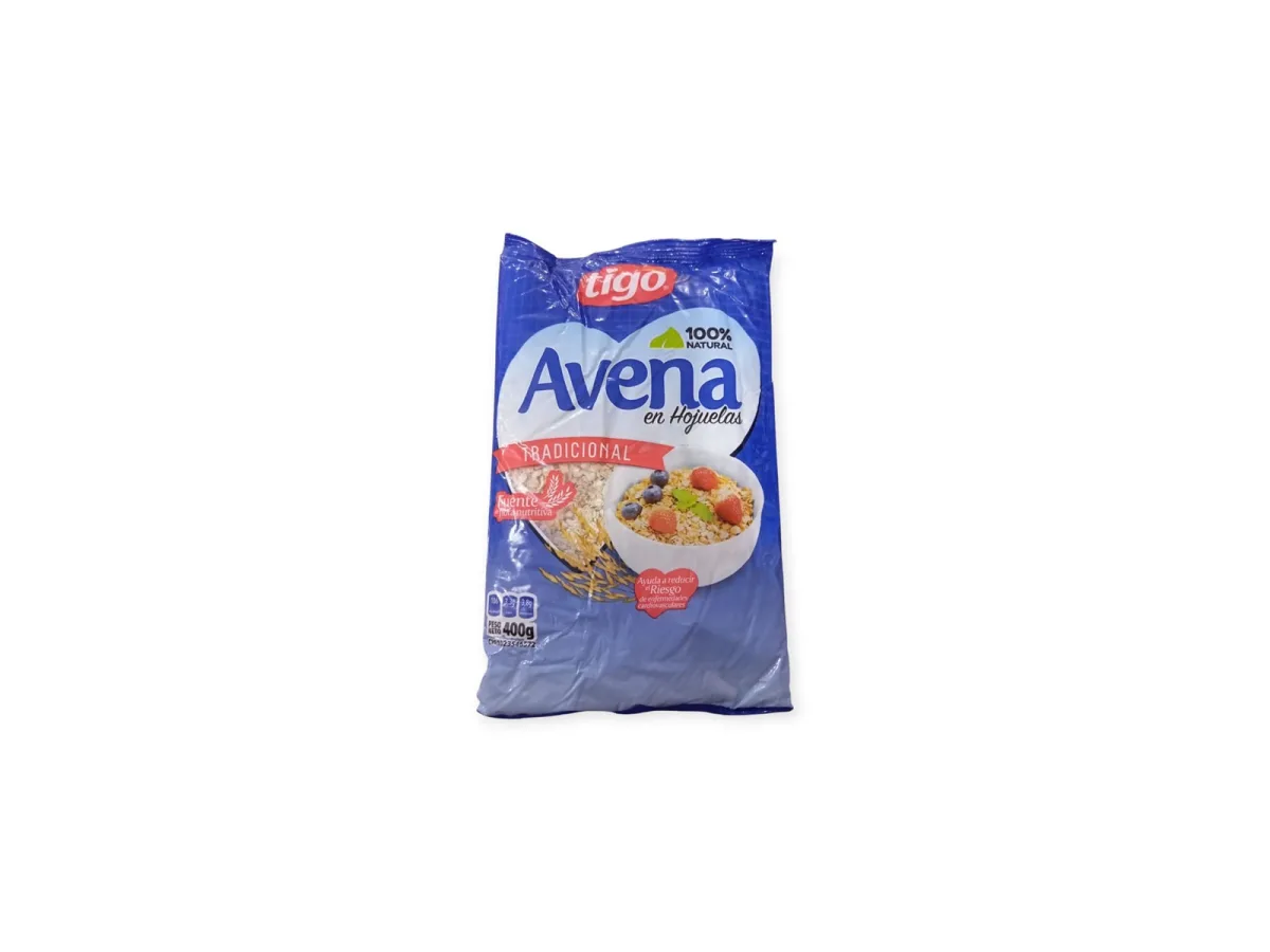 Avena en Hojuelas Tradicional Tigo 400 Gr