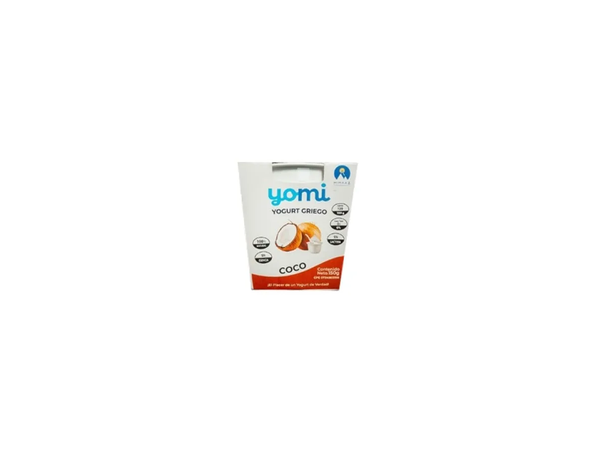 Yogurt Yomi Griego Coco 150 G