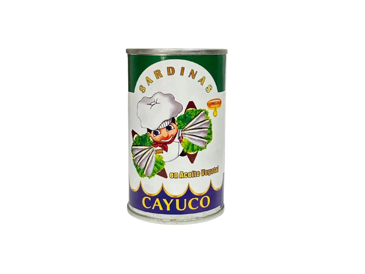 Sardina en Aceite Vegetal Cayuco 170gr X Und