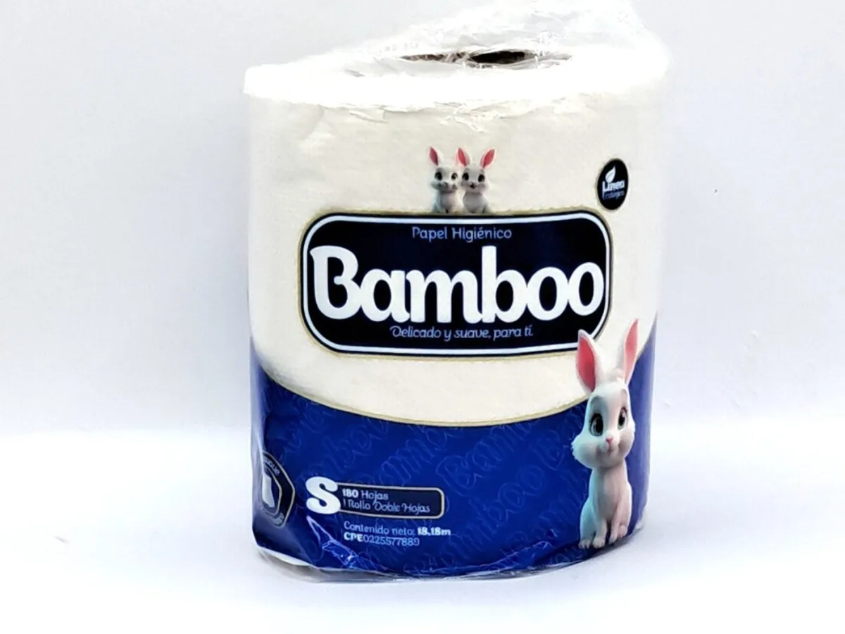 Papel Higienico Bamboo 1 Und 180 Hojas