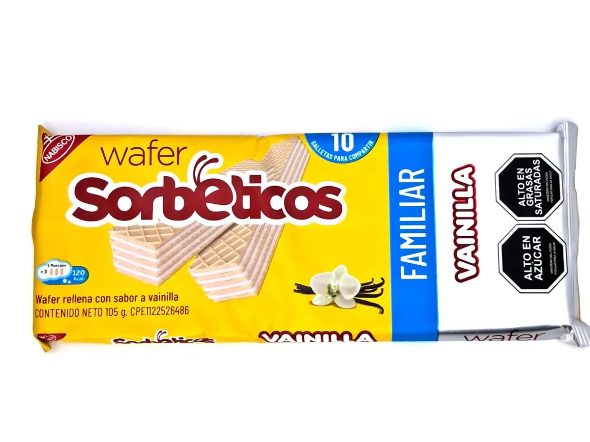 Wafer Sorbeticos Vainilla 105gr
