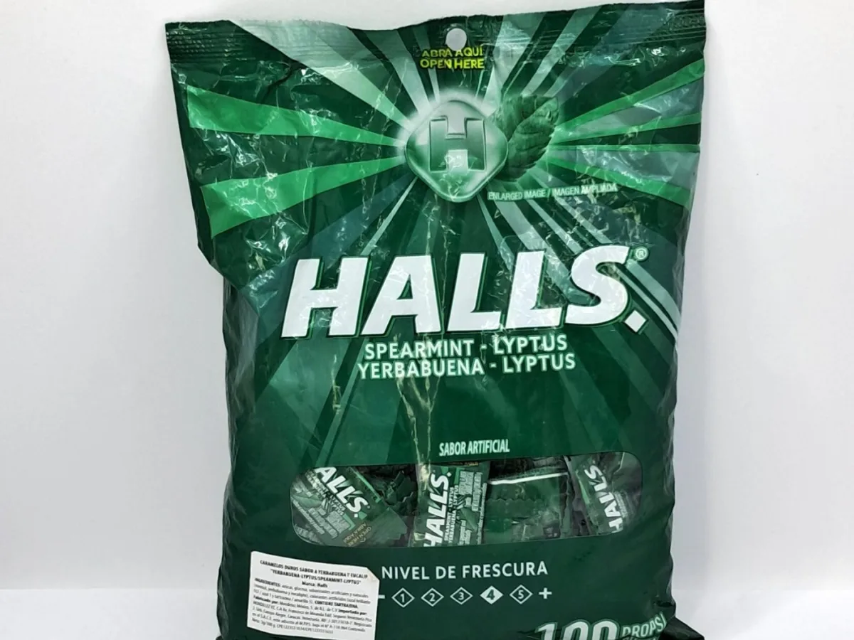 Caramelos Halls Yerbabuena X 100unds