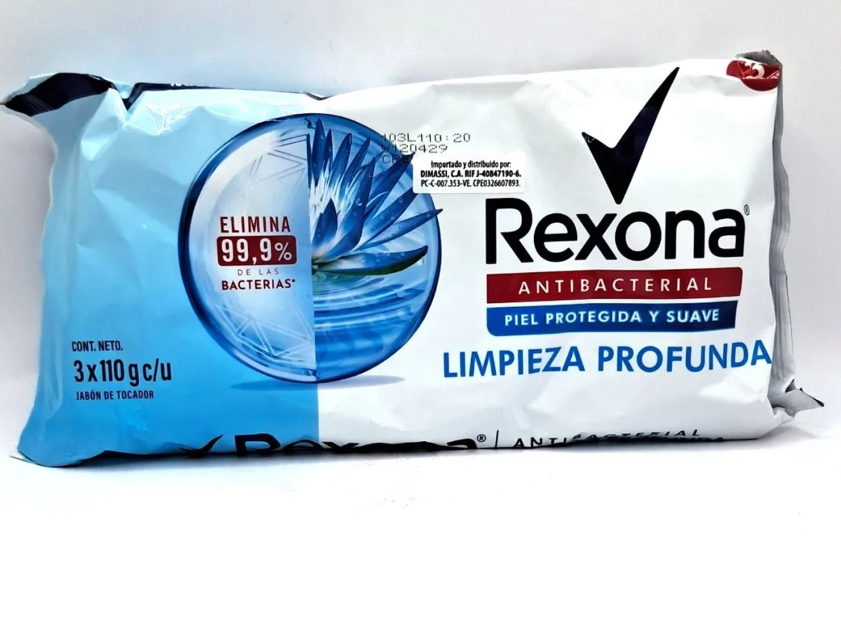 Jabon Limpieza Profunda 3pack Rexona