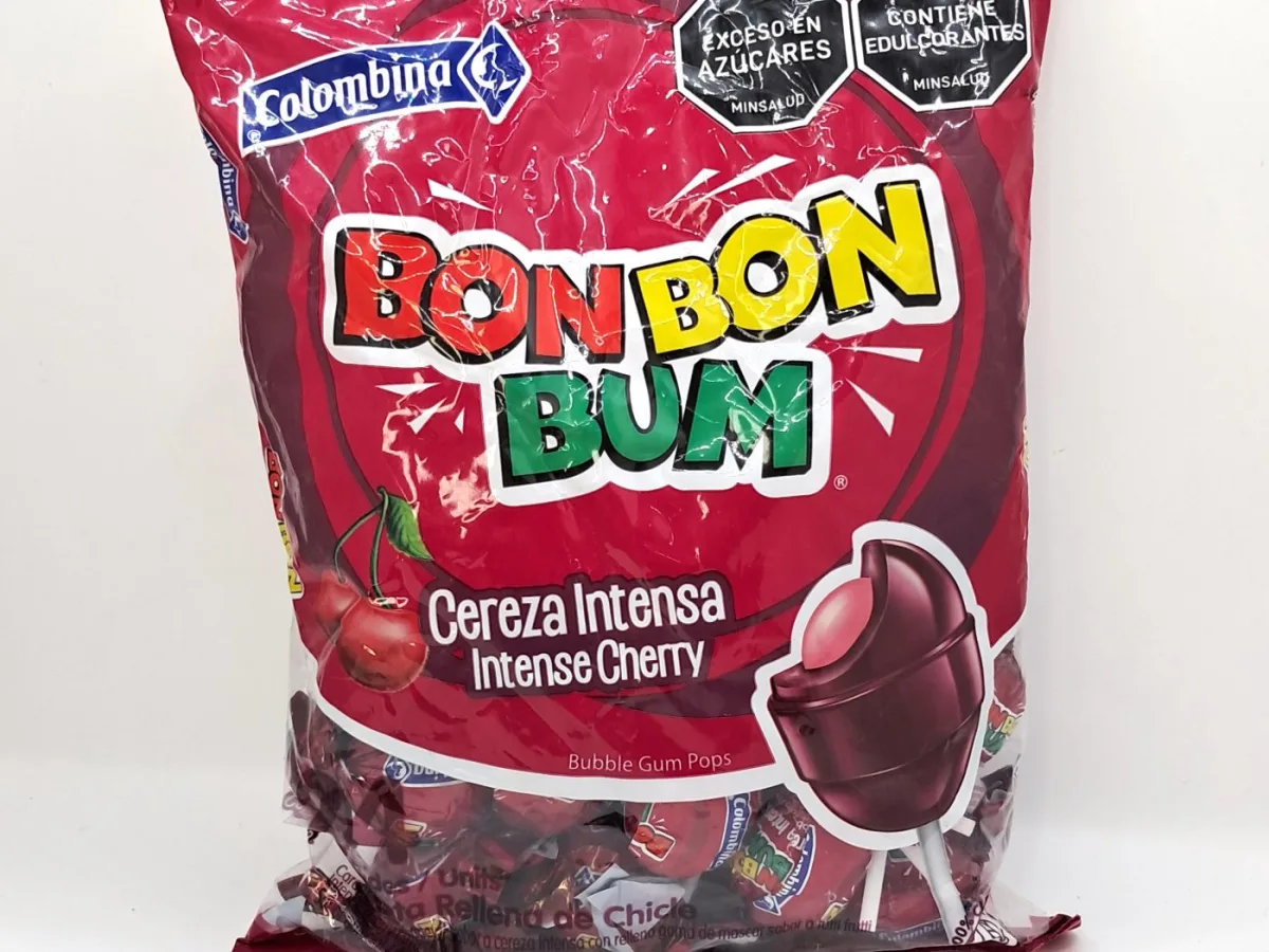 Bon Bon Bum Cereza Intensa Colombina Paqt 24und