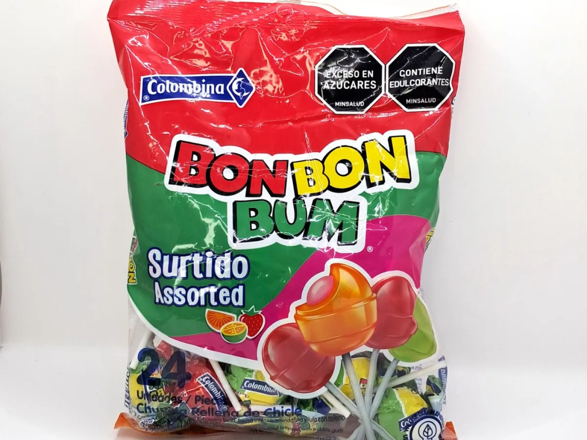 Chupeta Bonbon Bum Surtidas 24 Und
