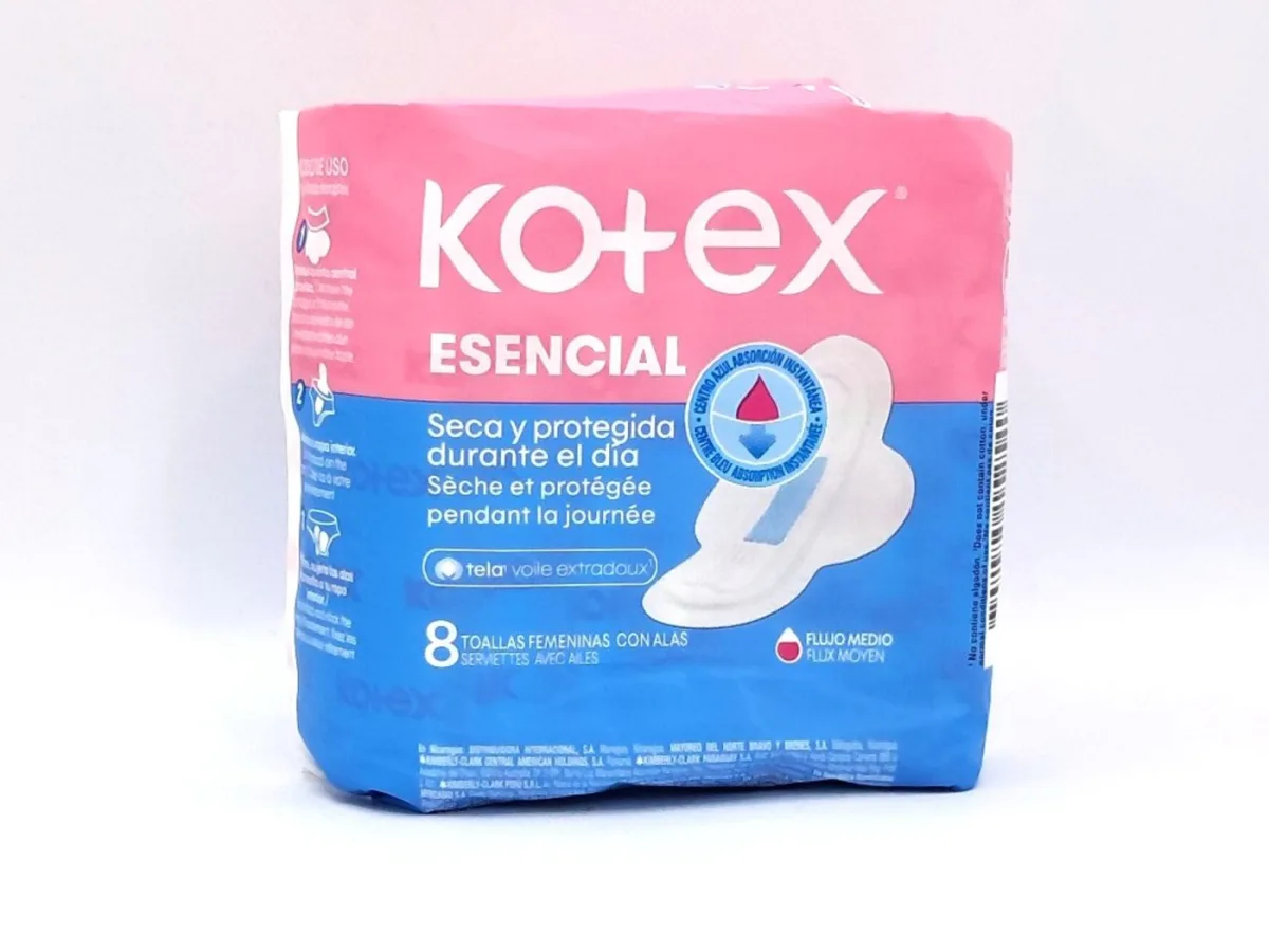 Toalla Sanitaria Kotex Esencial X 8unds