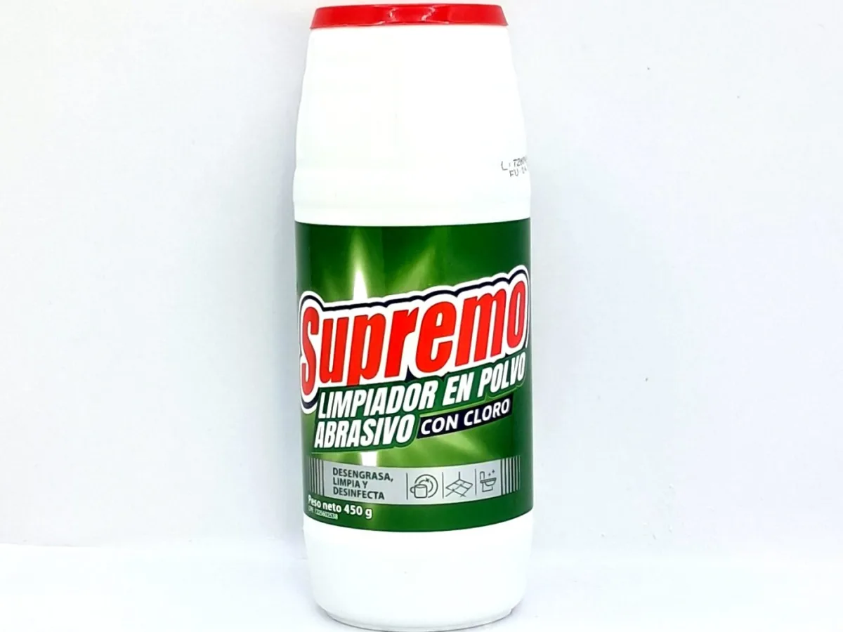 Supremo Limpiador Abrasivo con Cloro 450gr
