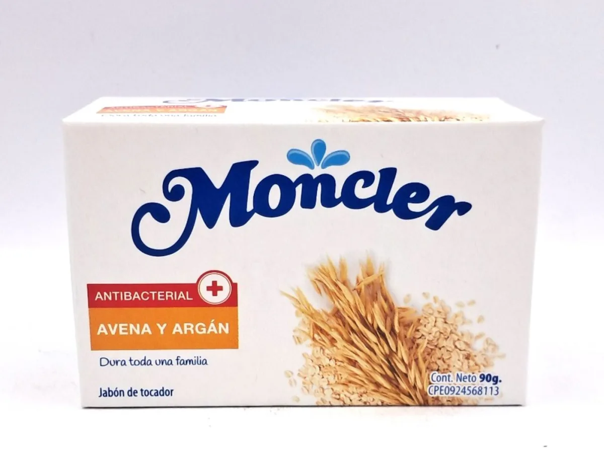 Jabon de Baño Avena y Argan Moncler 90g