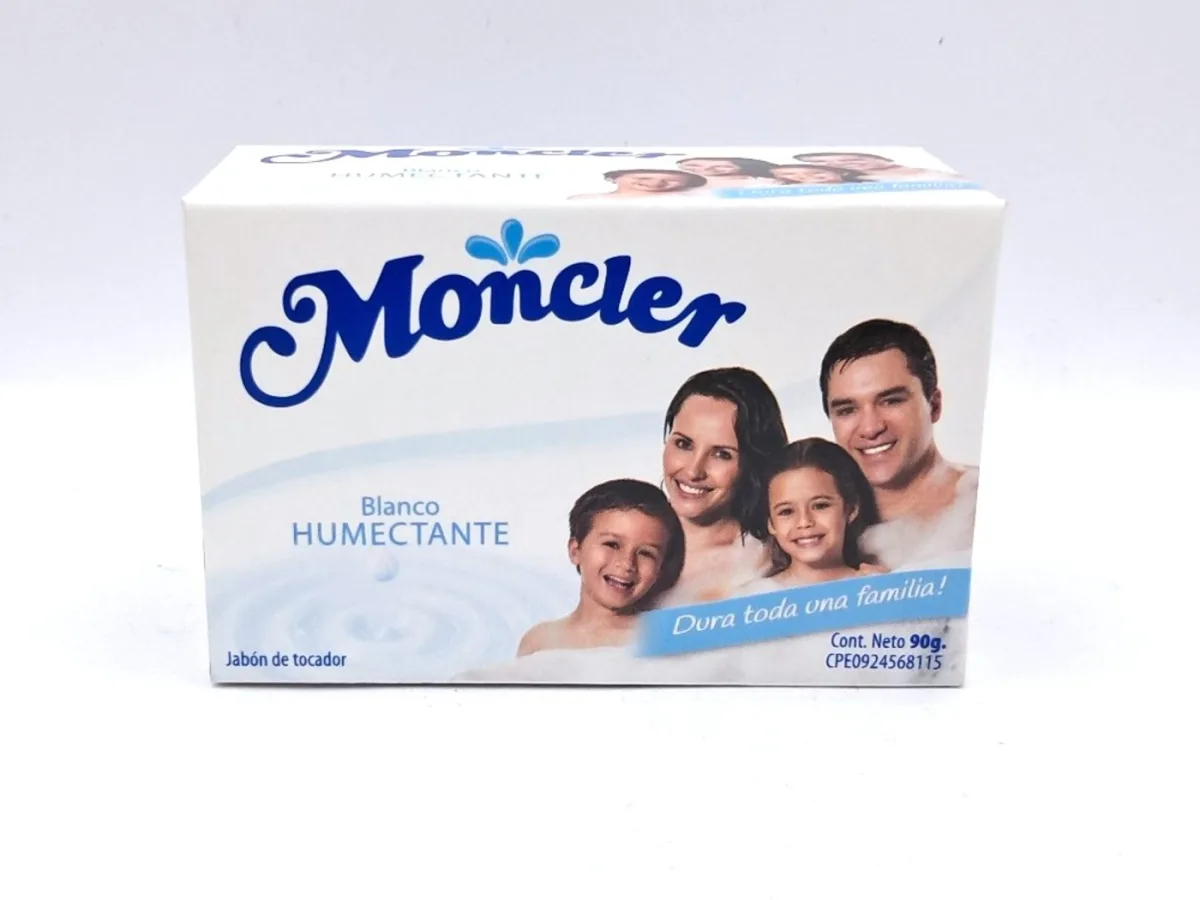 Jabon de Baño Blanco Humectante Moncler 90g
