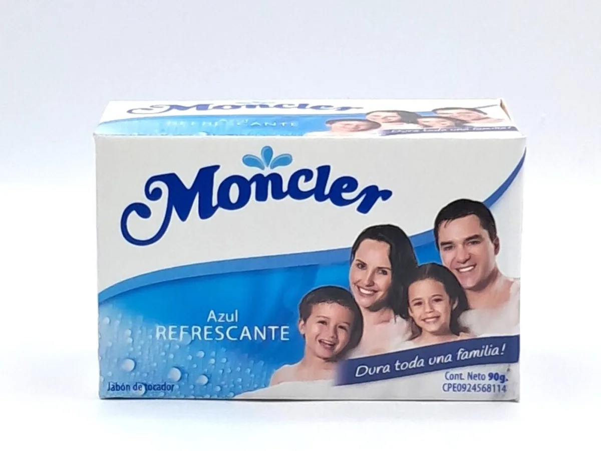 Jabon de Baño Azul Refrescante Moncler 90g