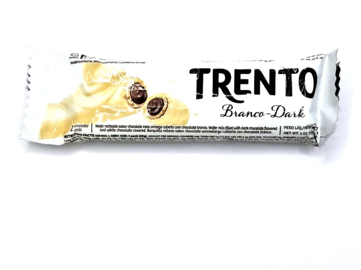 Trento Chocolate Blanco Branco-Dark 29g