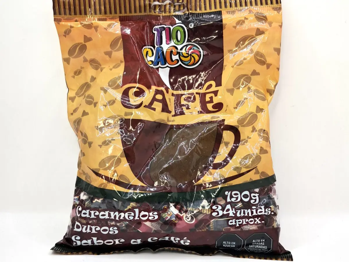 Caramelo Cafe Tio Caco 190g Paq 34 Und