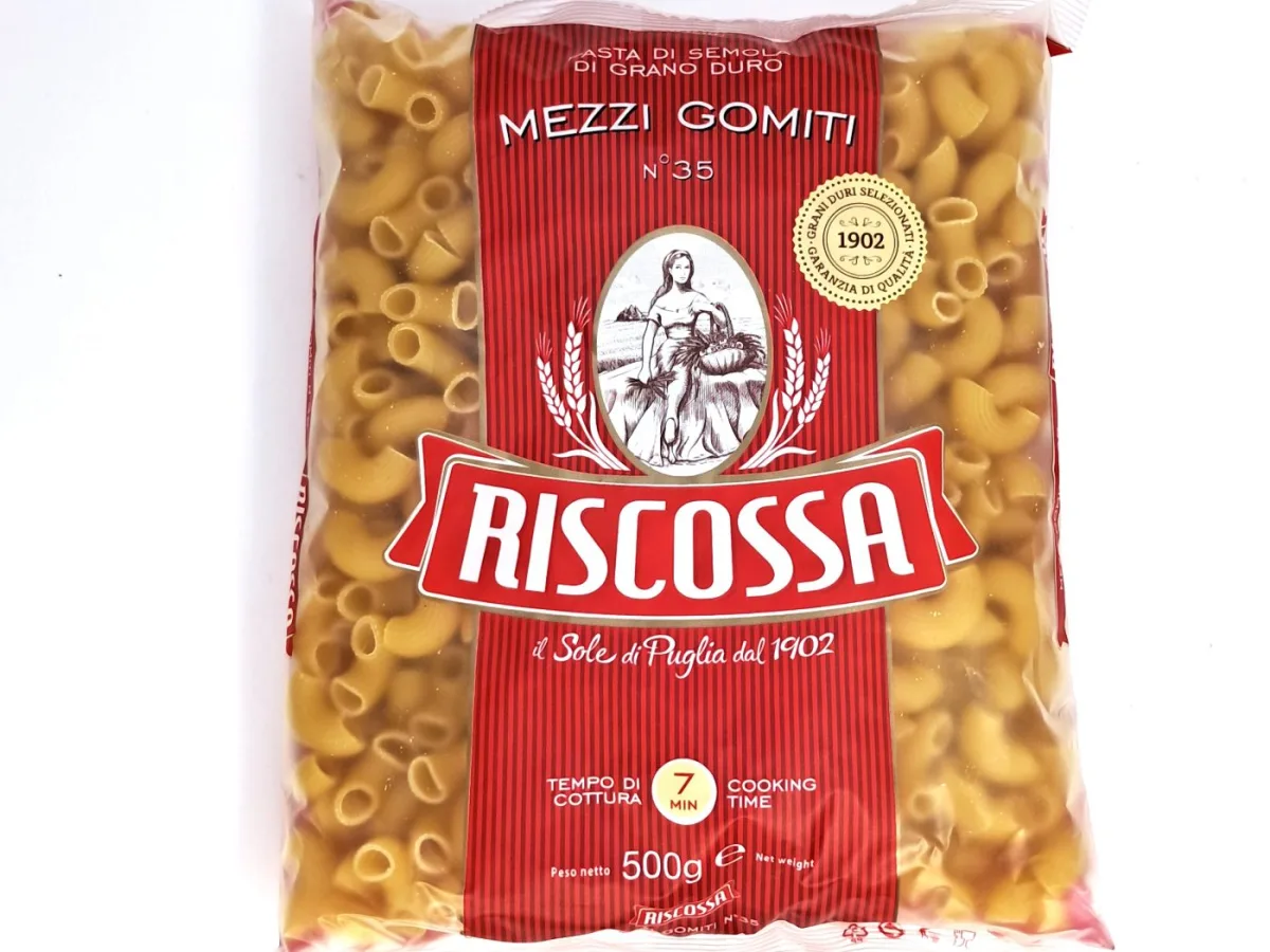 Pasta Mezzi Gomiti Riscossa 500gr