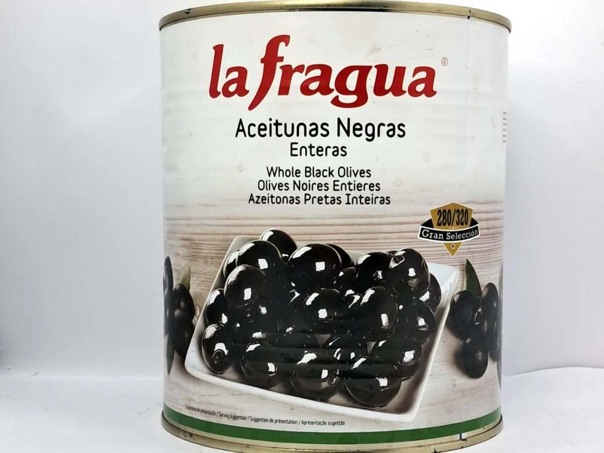 Aceitunas Negras Enteras 3.100kg la Fragua