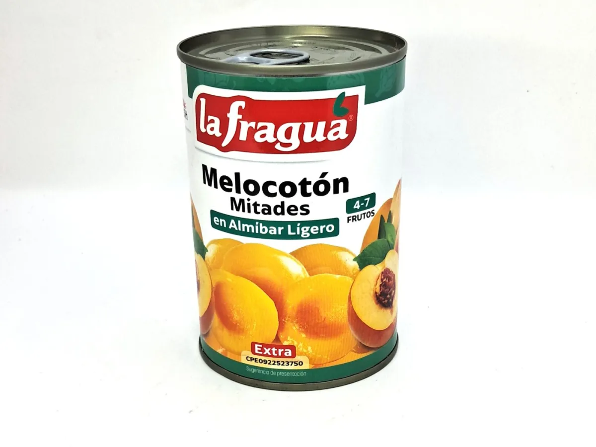 Melocoton en Almibar Mitades Extra la Fragua 420g