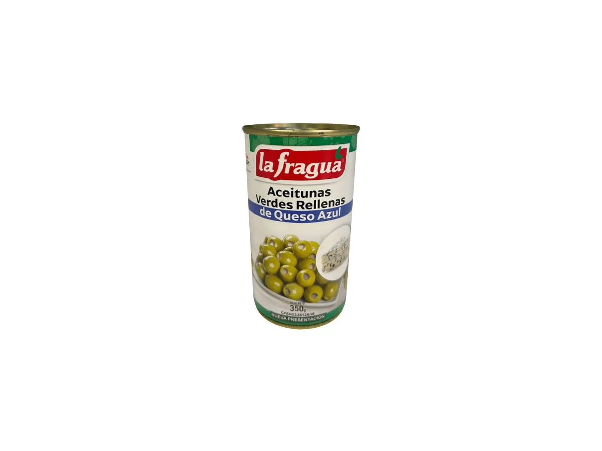 Aceitunas Verdes Rellenas de Queso Azul 350gr la Fragua