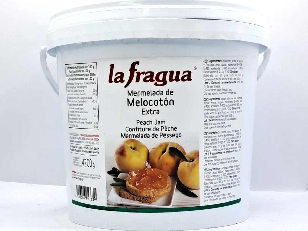Mermelada de Melocoton 4.200 la Fragua
