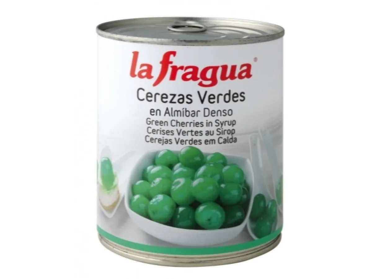 Cerezas Verde en Almibar 920gr X Und la Fragua