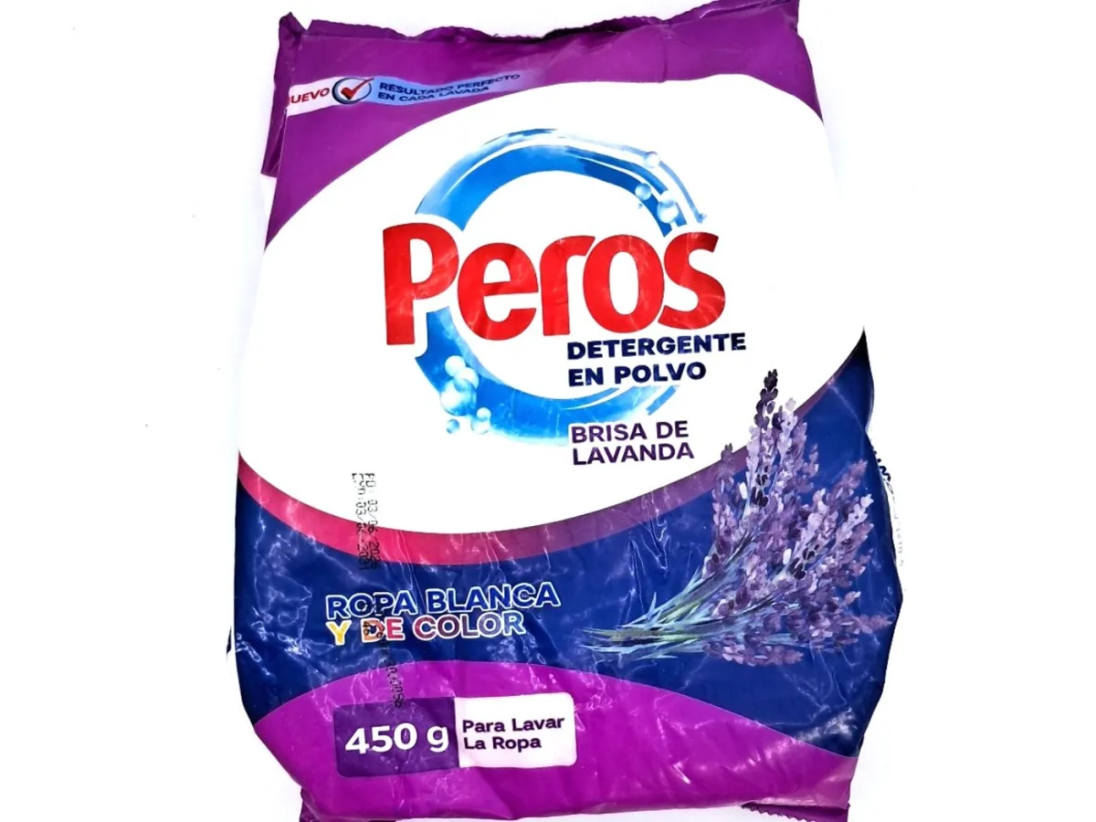 Detergente Peros en Polvo Lavanda 450gr