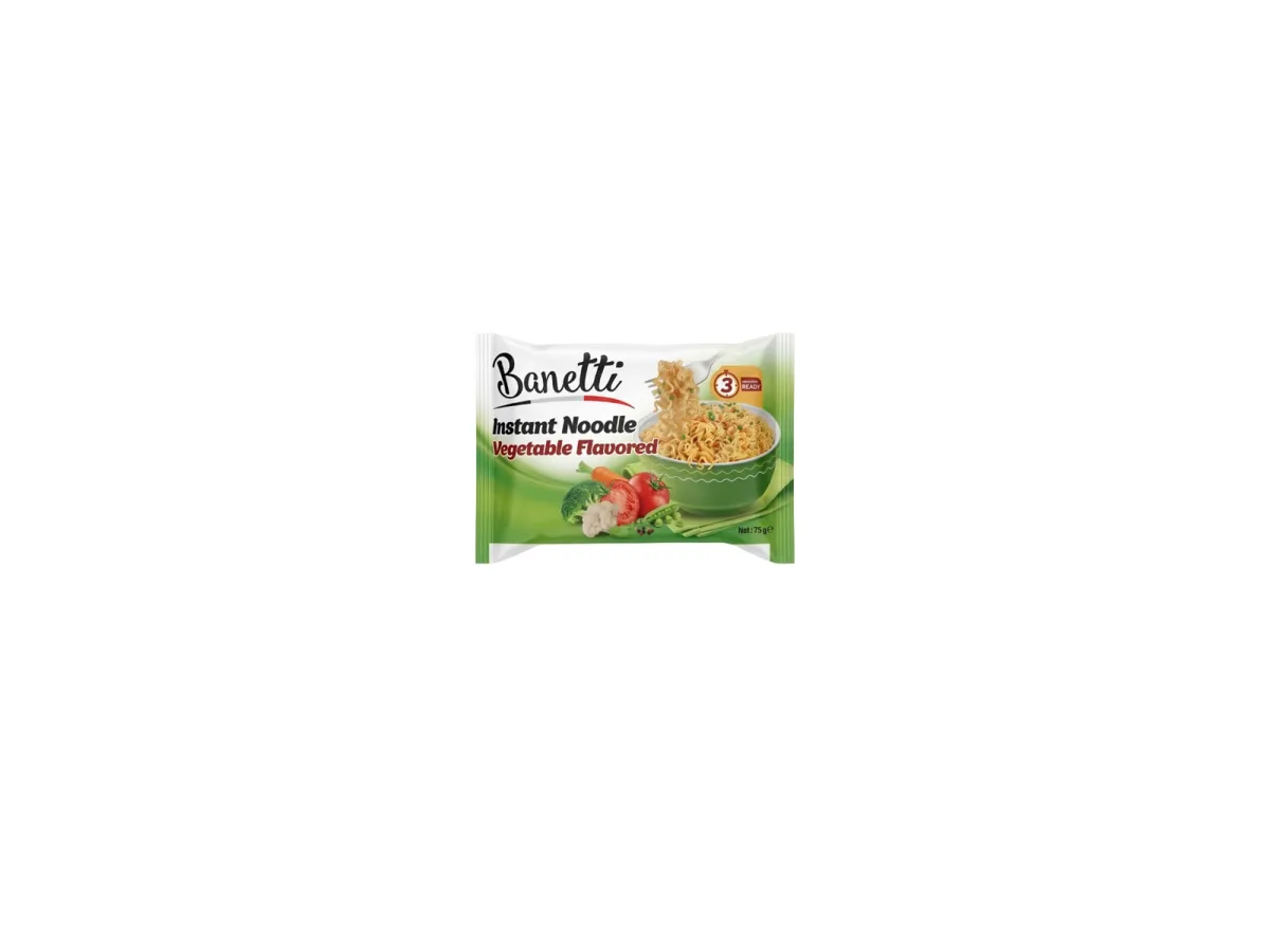 Banetti Noodle Instantaneo Sabor Vegetales 75gr