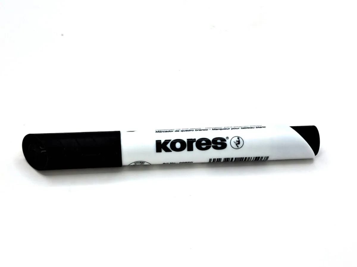 Marcador Pizarron Negro Kores
