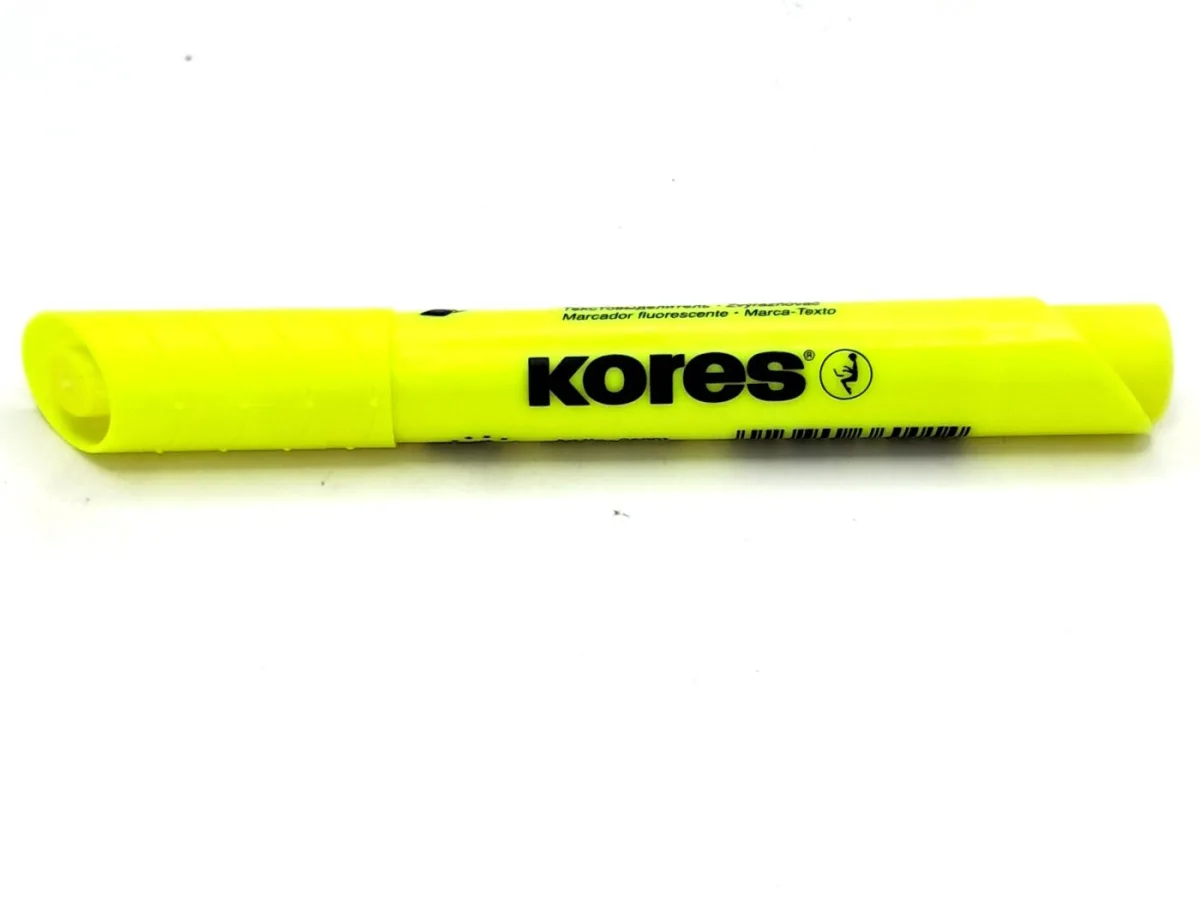 Resaltador Amarillo Kores