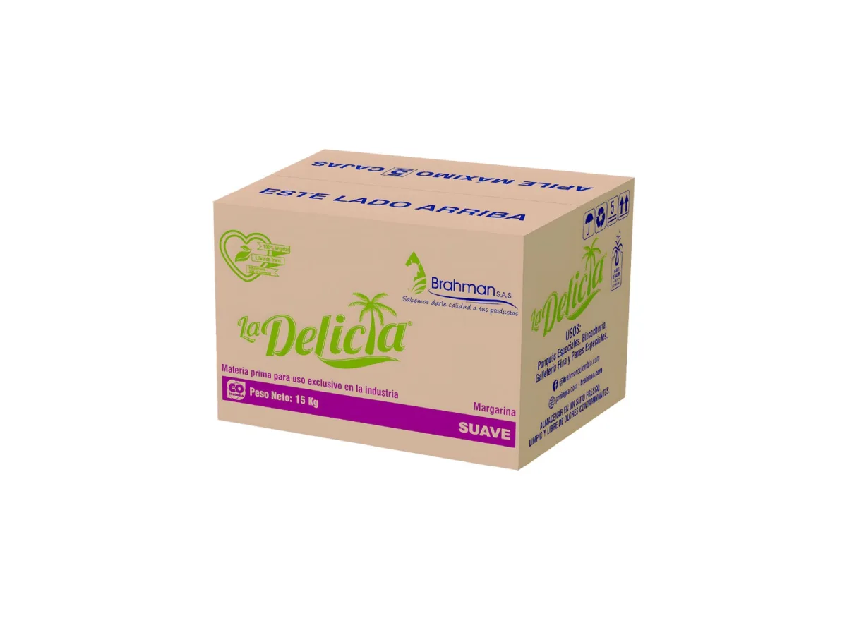 Margarina Delicia Suave Tipo Exportacion Caja X 15kg